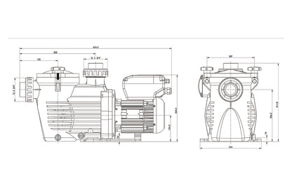 Kripsol KSE VS-150 havuz pompası
